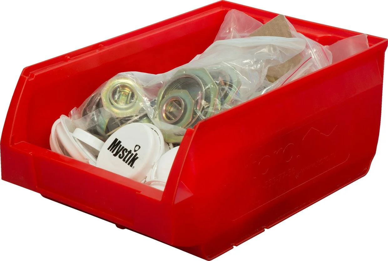 Ящик Milano 350х230х150 PP черный антистатичный 5003 ESD