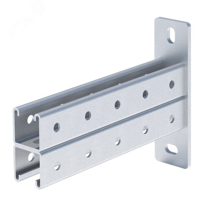 Страт-консоль двойная 41х41мм, осн 200 мм, электрохимическое цинкование