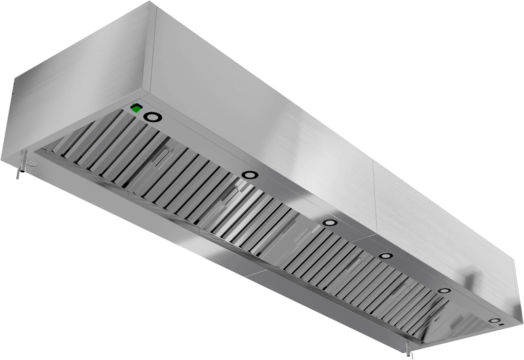 Зонт вытяжной с подсветкой ЗВПКП-13/08