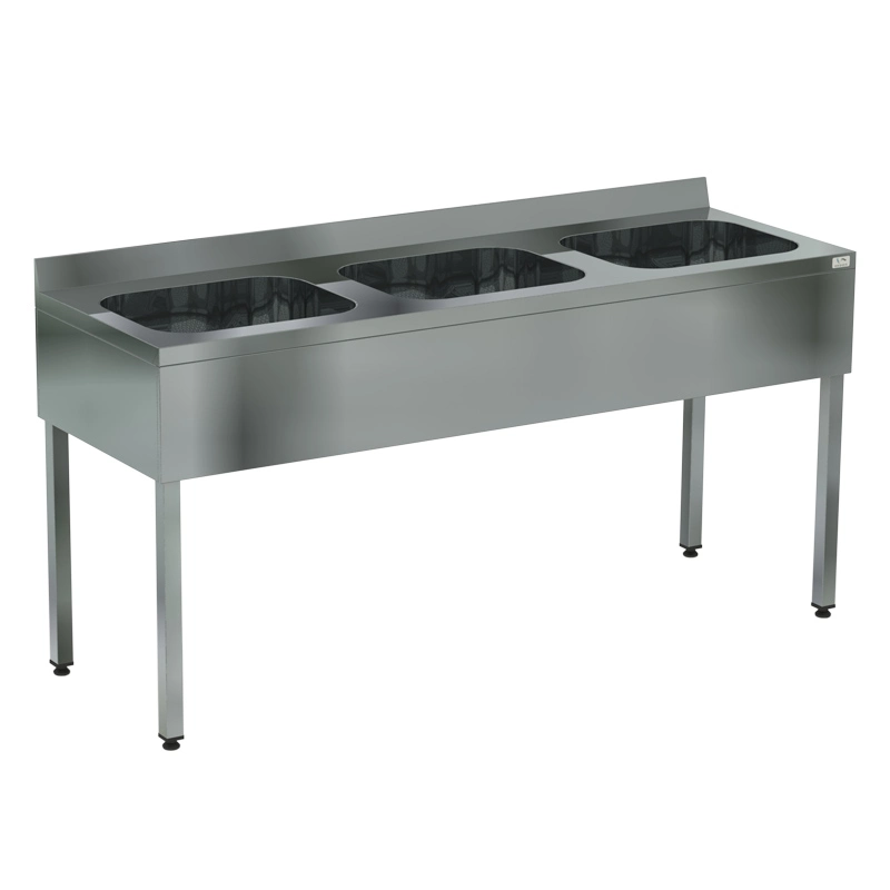 Ванна моечная трехсекционная Кобор ВМЦФ/3-210/70