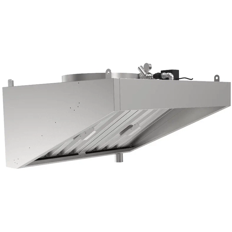 Зонт вытяжной пристенный с гидрозатвором Кобор HFR-2-160/120/К