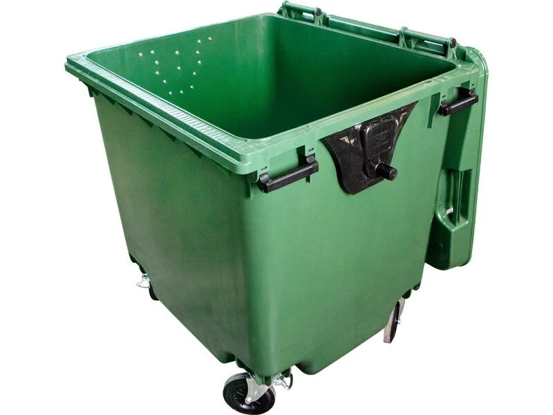 Мусорный контейнер МКТ-1100 зелёный