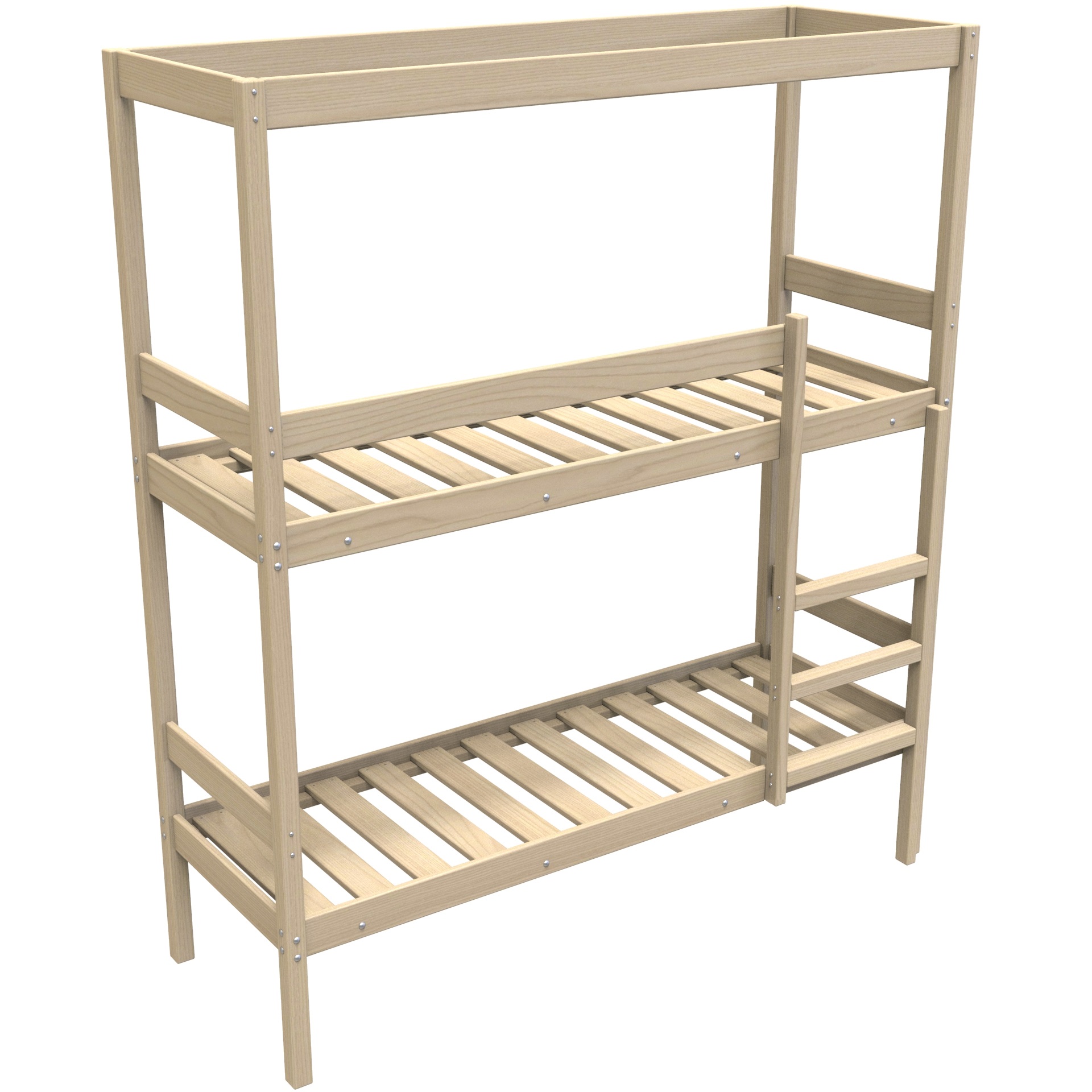 Кровать деревянная КД/2-ШТ/190/80