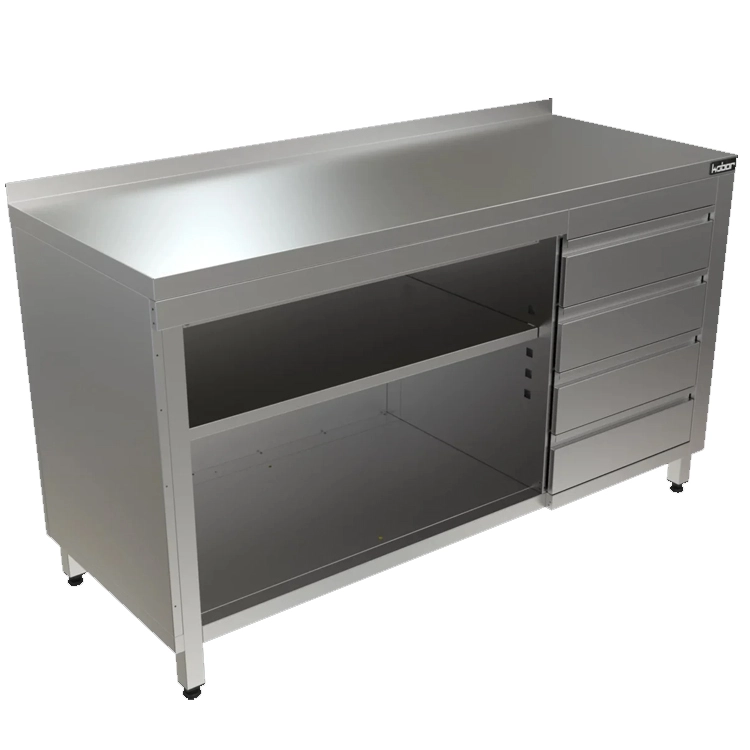 Стол-тумба с бортом Кобор СТБ/1-90/70/О