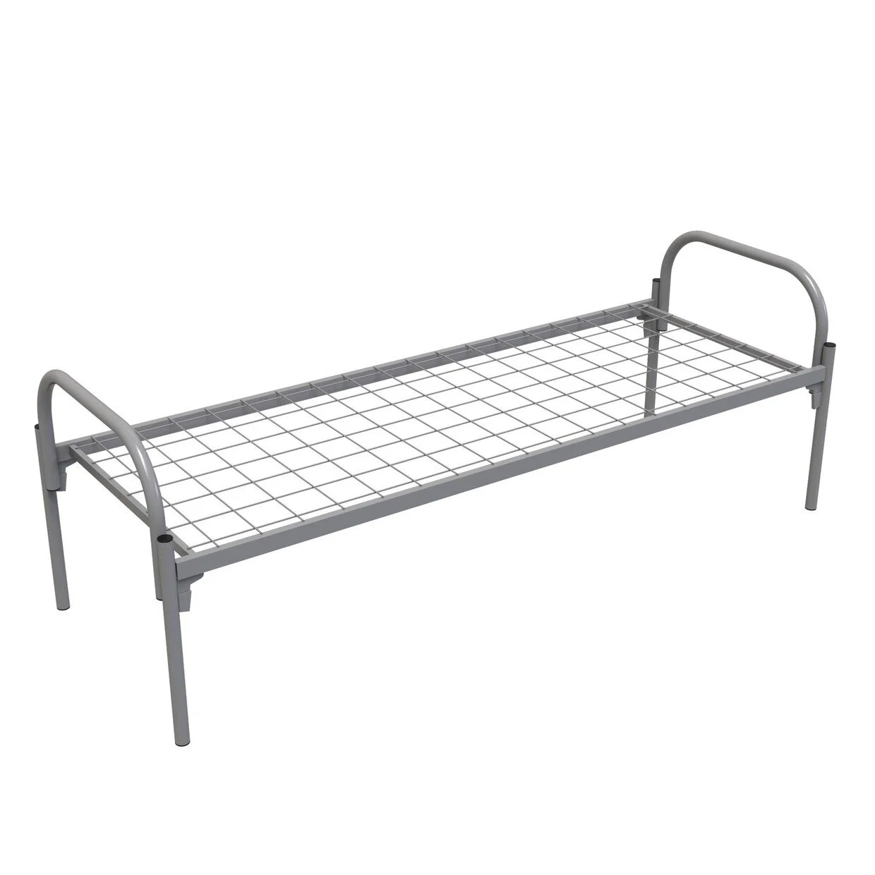 Фото кровать металлическая км-1/190х70 эконом