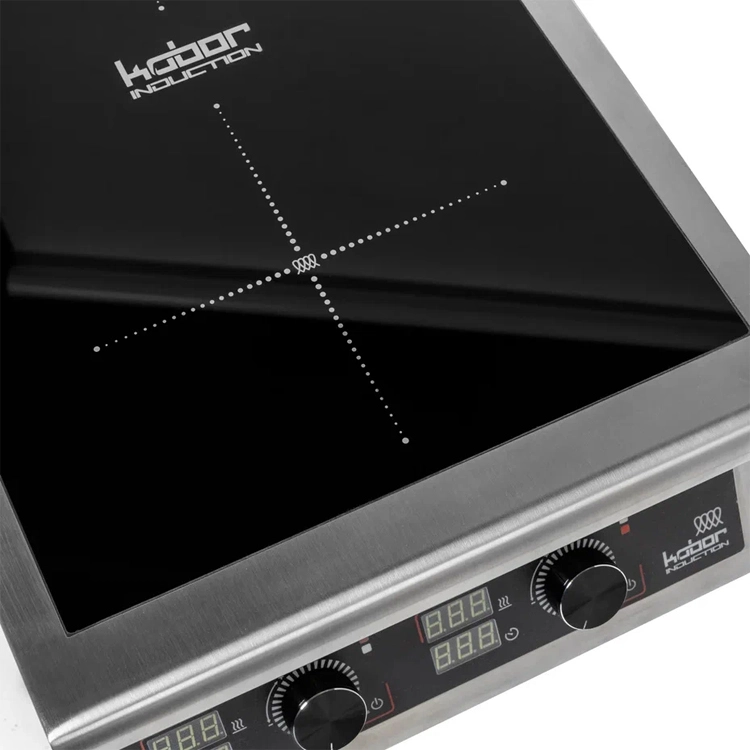 Плита индукционная настольная 2 конфорки Кобор I7-2T