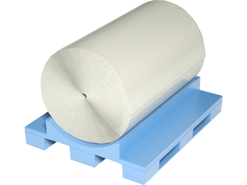 Паллет пластиковый - RollPallet Ni 1210 1200х1000х260 мм для рулонов