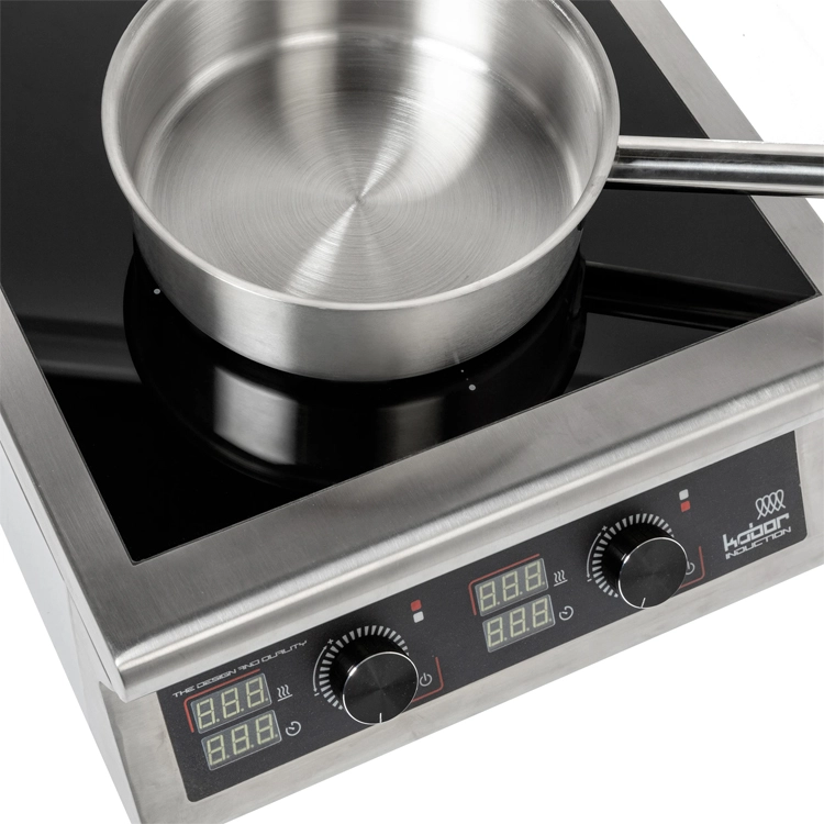 Плита индукционная настольная 2 конфорки Кобор I7-2T