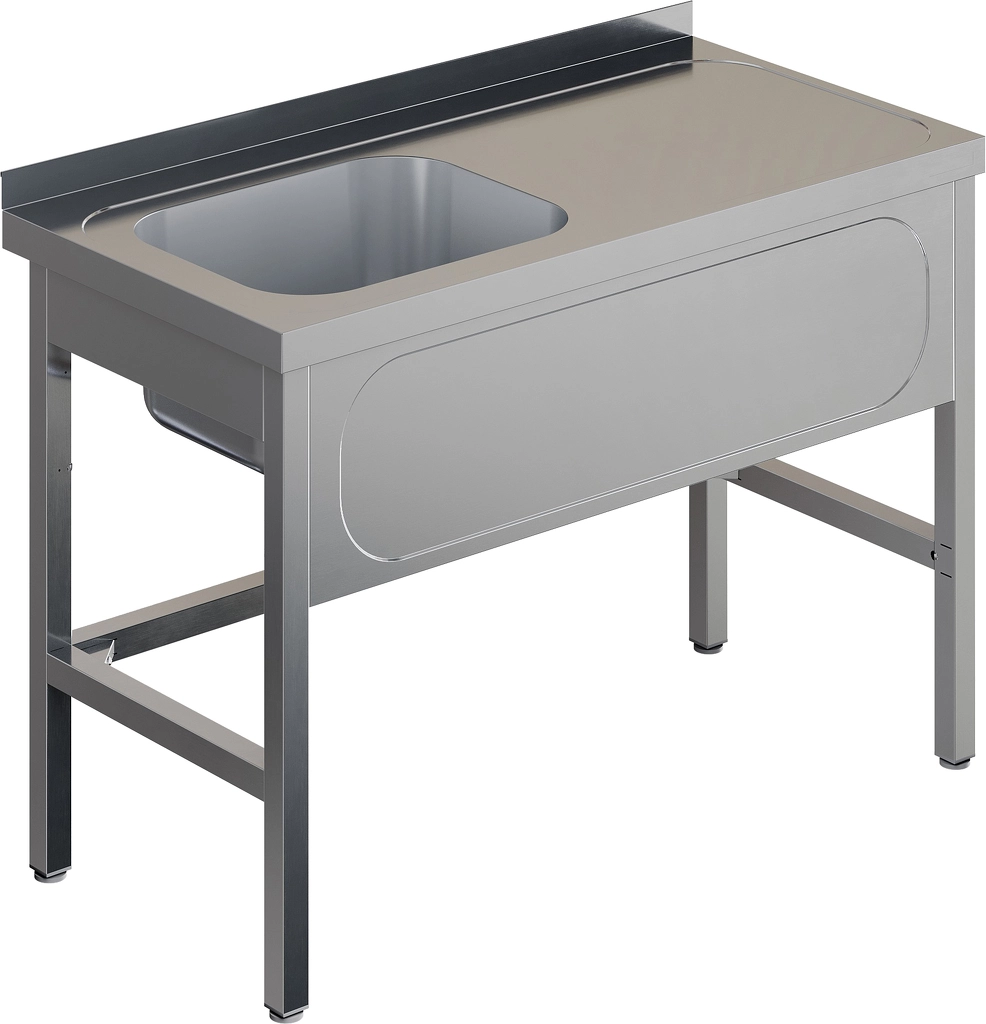 Ванна моечная с крылом RESTOINOX ВМЦР/1-12/6-БЛ