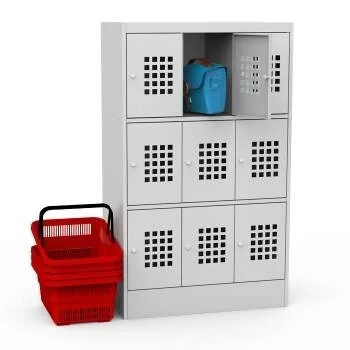 Фото - металлический шкаф для одежды шм-33-30-900