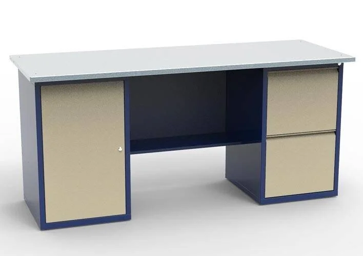 Верстак слесарный двухтумбовый СВ-2Т.01.02.19