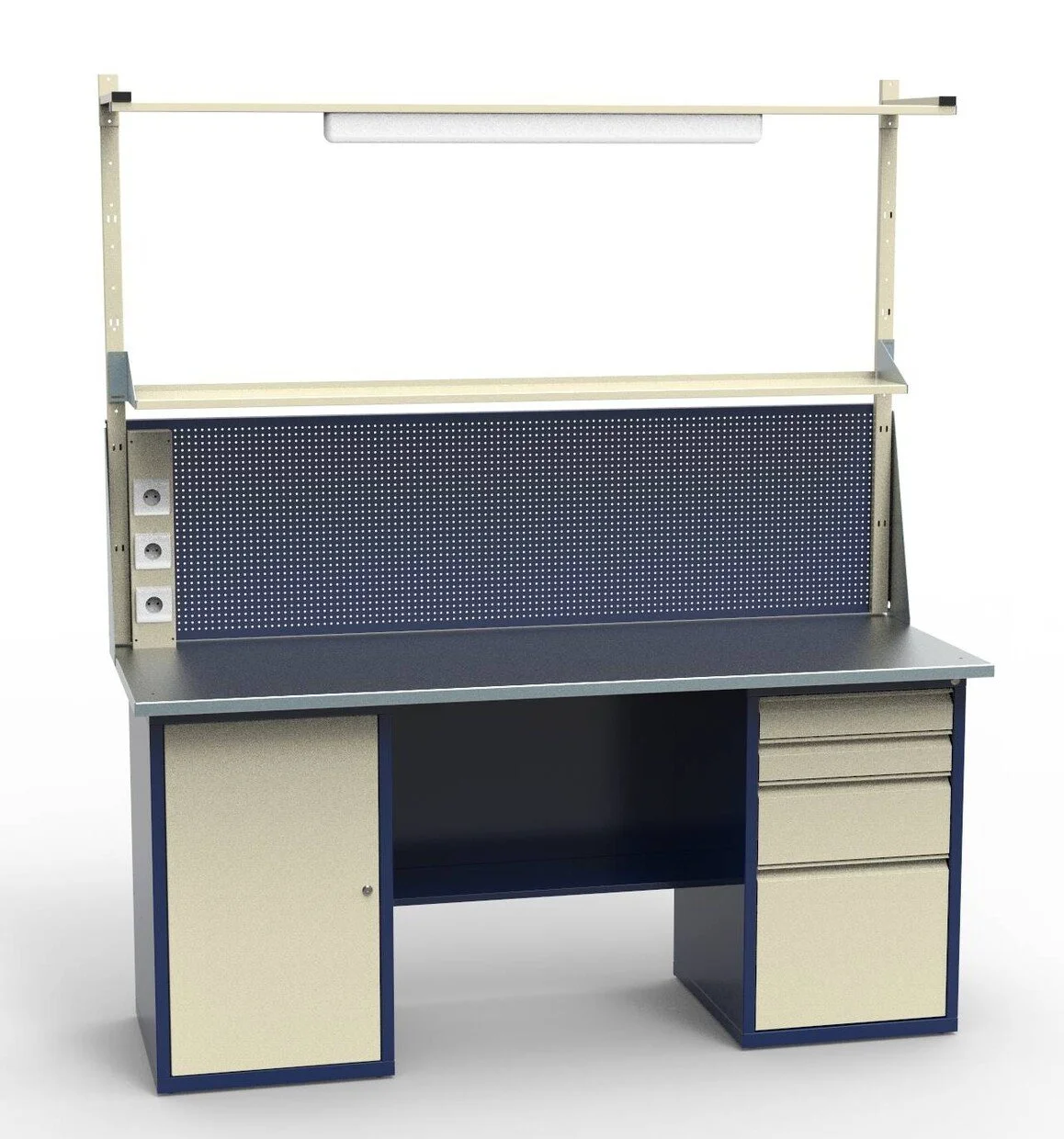 Верстак слесарный двухтумбовый СВ-2Т.01.04.19_сб3