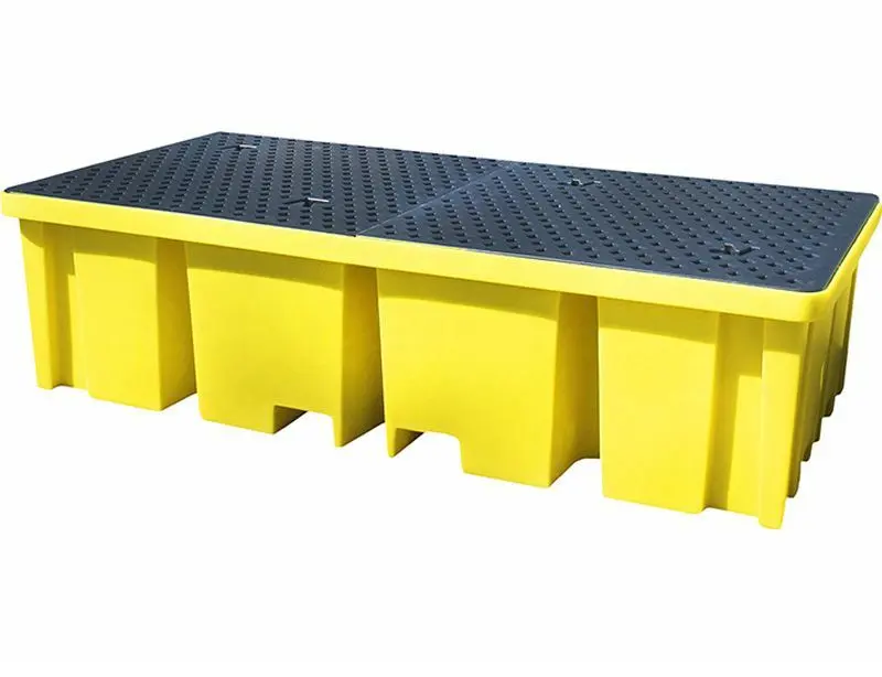 Емкость для отходов для 2-х еврокубов ПдО К2 с решеткой