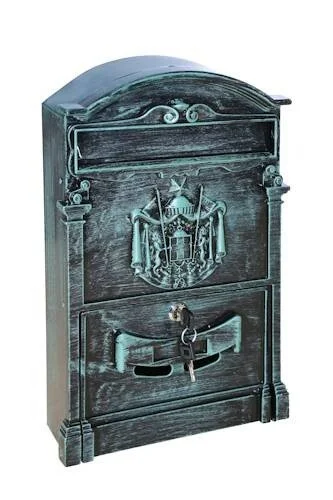 Почтовый ящик уличный ВН-12 зеленый антик