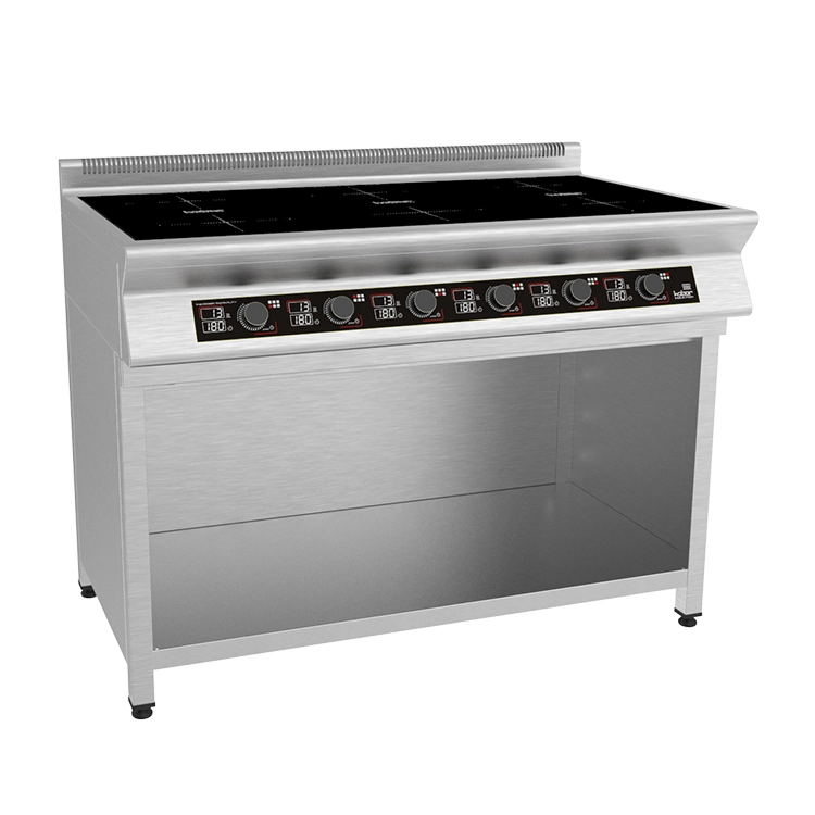 Плита индукционная на полузакрытой подставке 6 конфорок Кобор I7-6S1