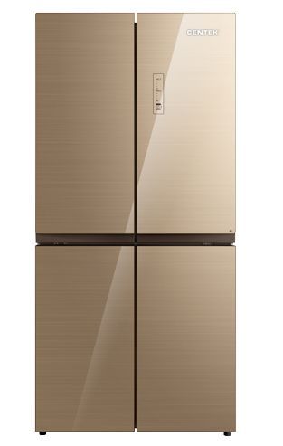 Холодильник CENTEK CT-1756 BEIGE GLASS TOTAL NF -456л (153л/303л)