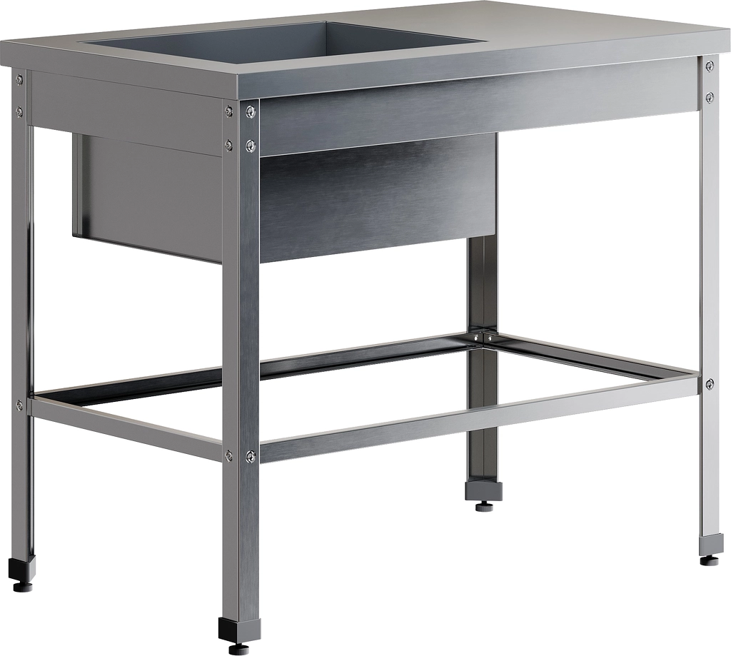 Ванна моечная с крылом RESTOINOX ВМСР/1-10/6-О-ЭН