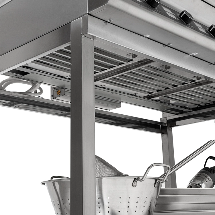 Плита индукционная на полузакрытой подставке 6 конфорок Кобор I7-6S1