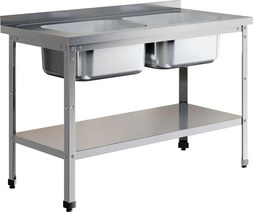 Ванна моечная цельнотянутая RESTOINOX ВМЦ-2/13/7-БП-ЭН