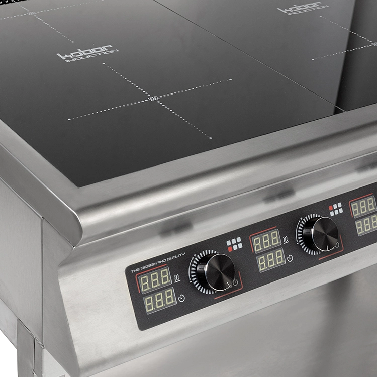 Плита индукционная на полузакрытой подставке 6 конфорок Кобор I7-6S1