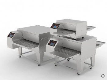 Конвейерная печь для пиццы ПЭК-600 с дверцей (модуль для установки в 2 яруса)