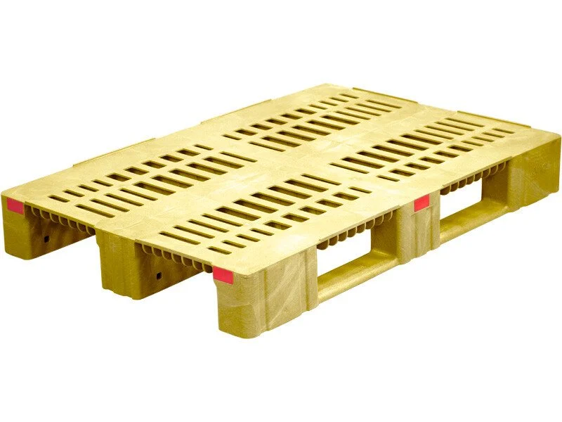 Паллет TR 1208-3-2 желтый (1200х800х150)