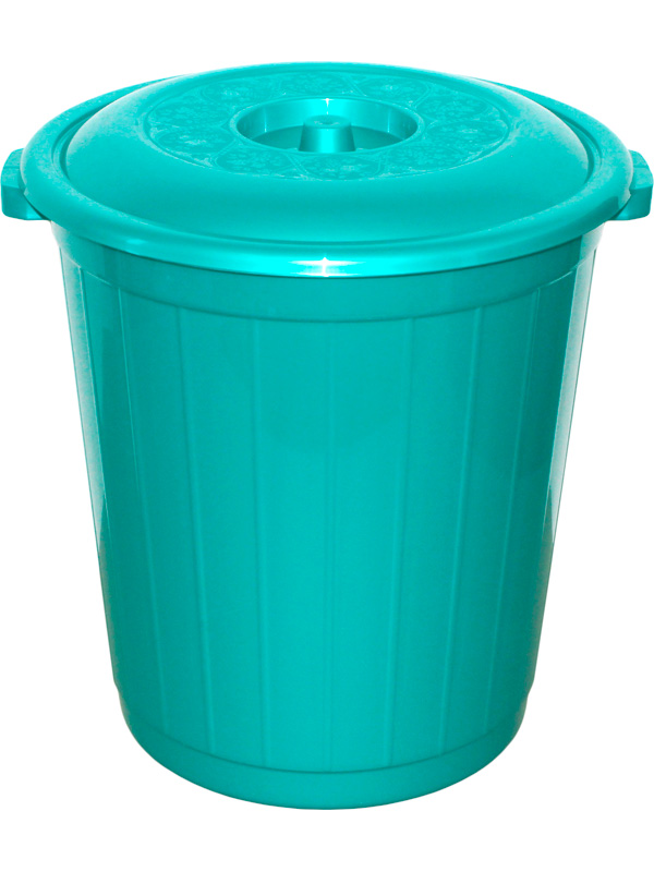 Бак для отходов МБ-50-1 зеленый с крышкой