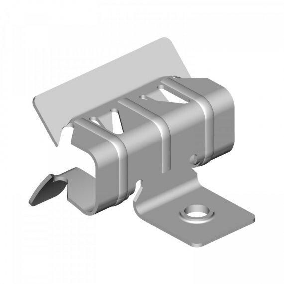 Балочный зажим 8-14 мм с отгибом и резьбой М6