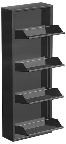 Фото - шкаф металлический для обуви об-4 серебряный антик