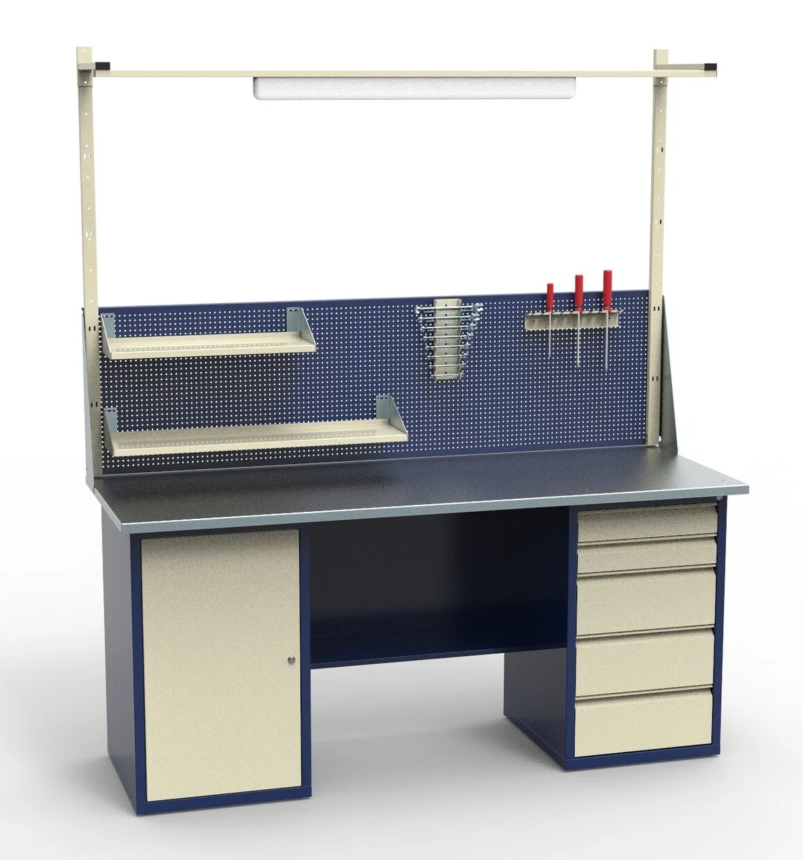 Верстак слесарный двухтумбовый СВ-2Т.01.05.19_сб2