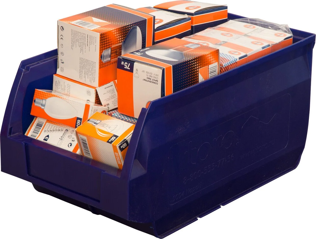 Ящик Napoli 400х230х200 PP черный антистатичный 5004 ESD