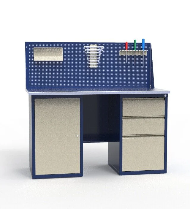 Верстак слесарный двухтумбовый СВ-2Т.01.03.14_сб3