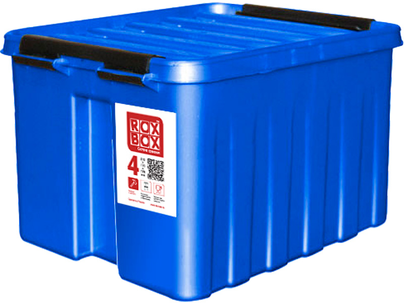 Ящик сплошной Rox Box 4 210x170x175 мм Полипропилен (PP) 6.25 л
