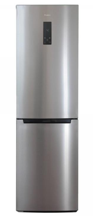 Холодильник БИРЮСА I980NF 370л нержавеющая сталь