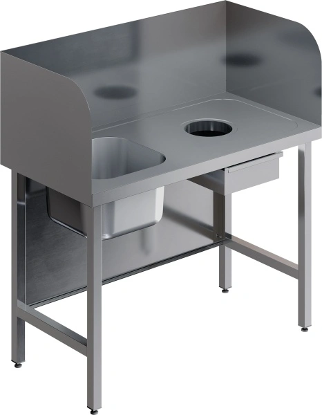 Стол для чистки рыбы RESTOINOX СПЧВЦ-15/7-БОП