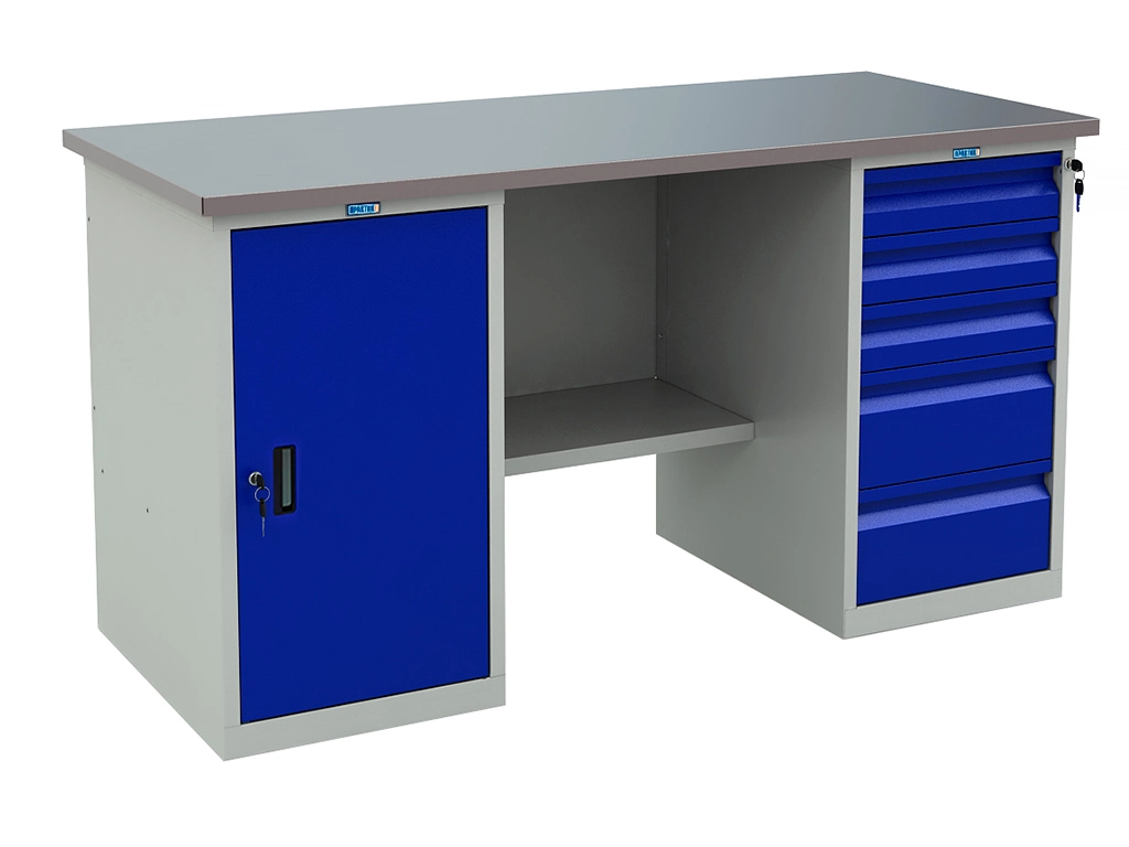 Верстак металлический Практик Profi (№603) WT160.WD1/WD5.000