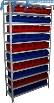 Стеллаж для метизов Italia-5002.60(60) (1900х1000х300)