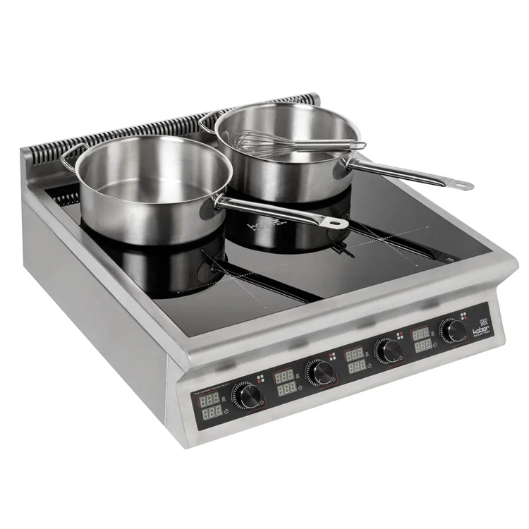 Плита индукционная на тепловой подставке 4 конфорки Кобор I9-4SТ