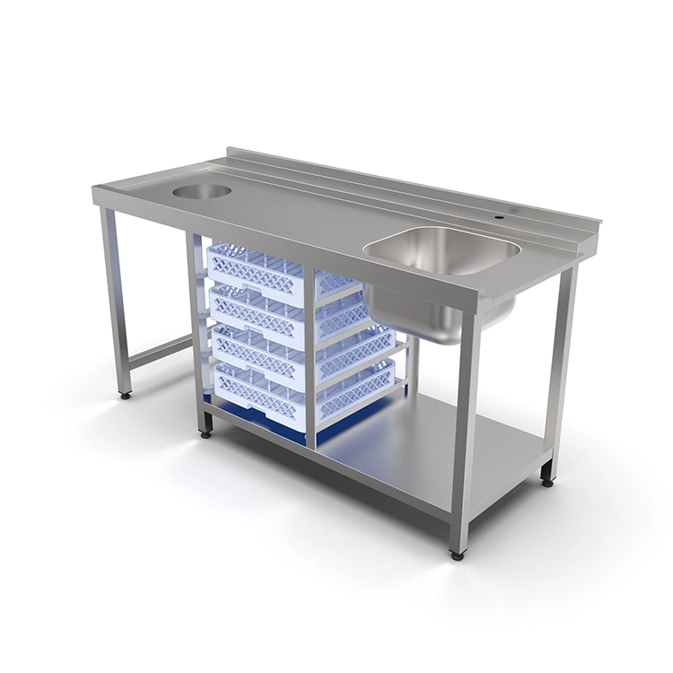 Стол для посудомоечной машины входной Кобор СПМ/1-170/70/П