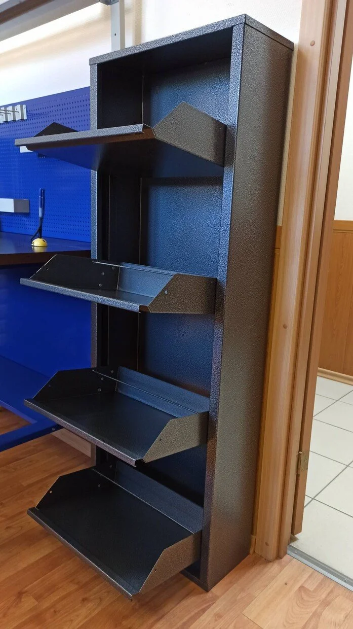 Фото - шкаф металлический для обуви об-5 серебряный антик