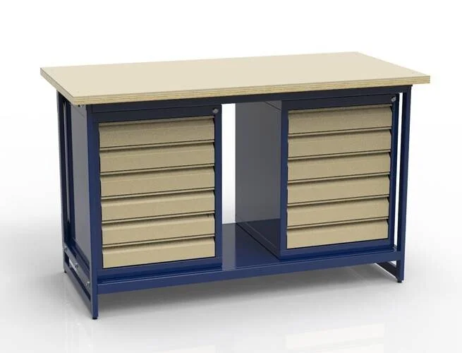 Верстак слесарный усиленный СВК-2Т.06.06.14.Ф4