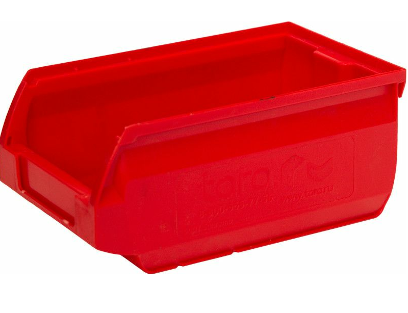 Ящик для склада Sanremo 170х105х75 PP, красный — C-5001 к пластмассовый модульный