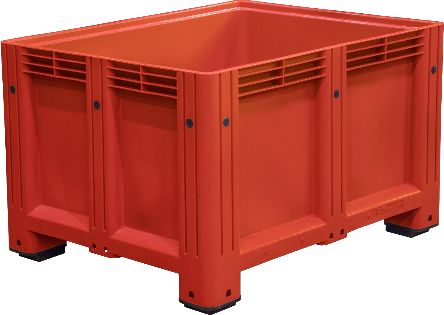Big Box сплошной на ножках D-Box 1210 S (760) красный 1200x1000x760 мм Полиэтилен низкого давления (HDPE) 625 л