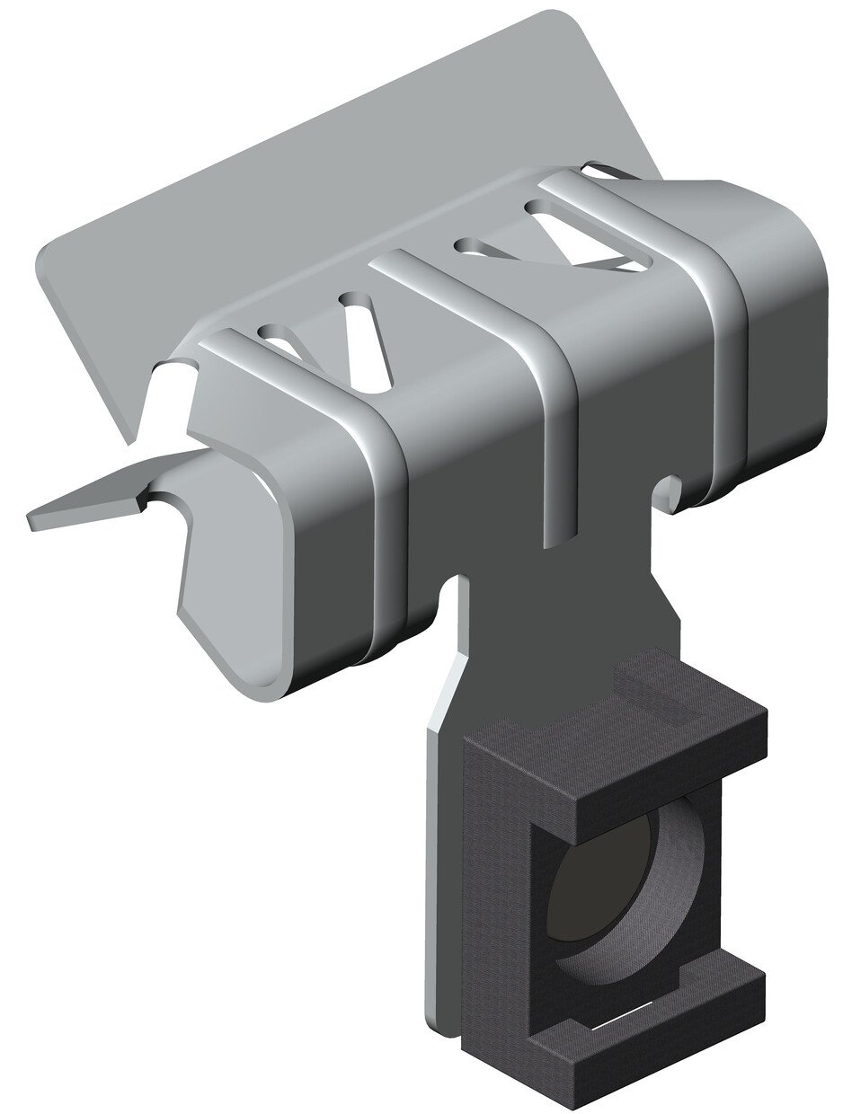 Балочный зажим 2-7 мм под нейлоновую стяжку