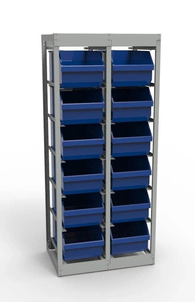 Фото - стеллаж открытый для метизов ос-п.5006.6