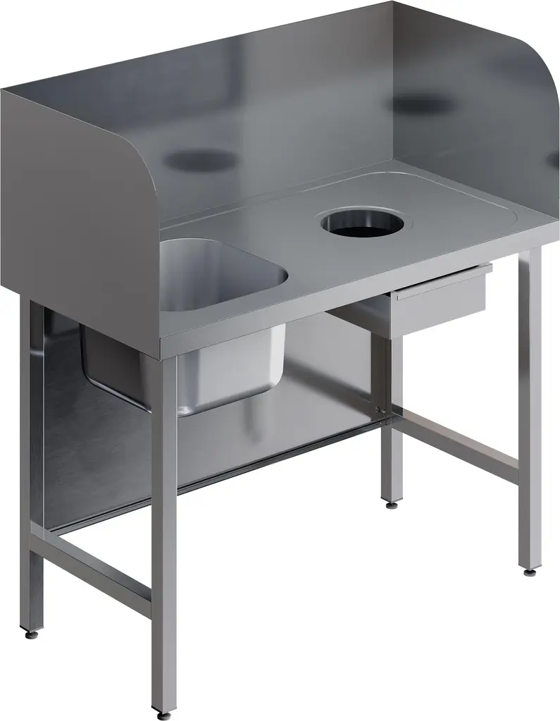 Стол для чистки рыбы RESTOINOX СПЧВЦ-15/6-БОЛ