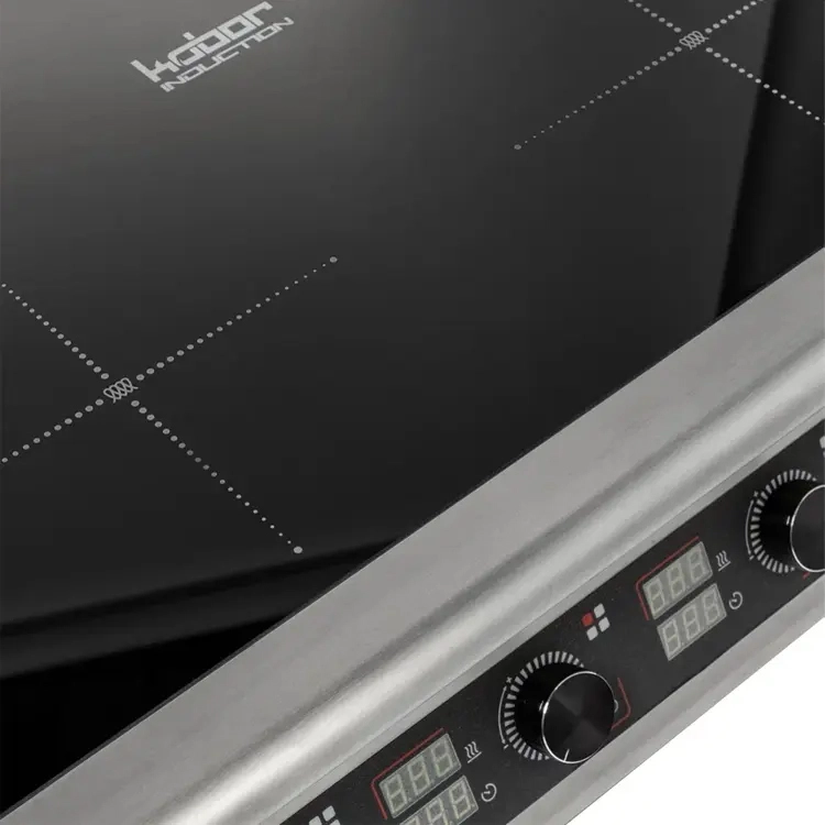 Плита индукционная на тепловой подставке 4 конфорки Кобор I7-4SТ