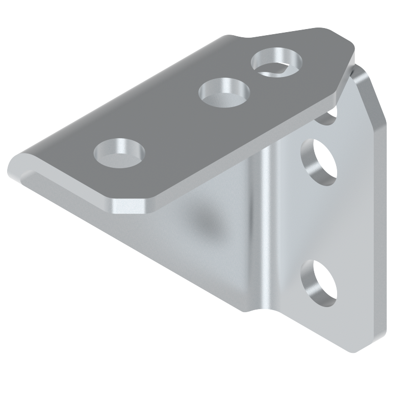 Пластина угловая, электрохимическое цинкование