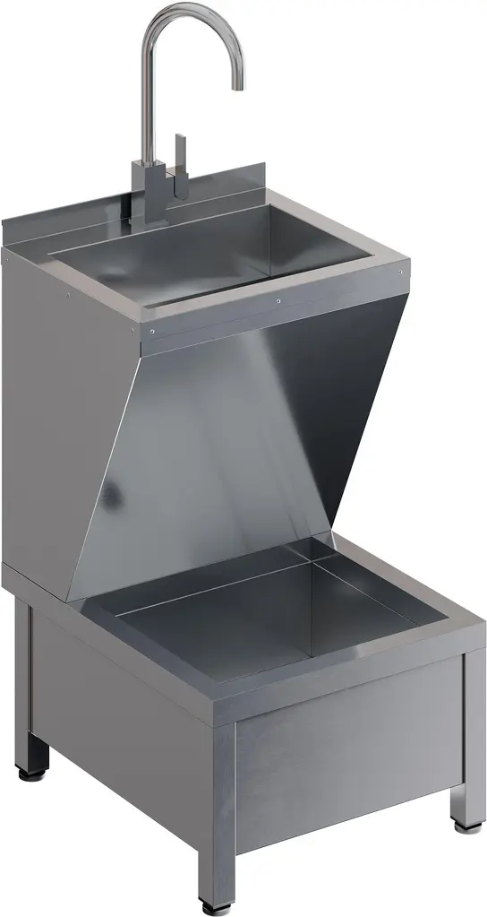 Ванна моечная моповая ВММРС-2/5/6 с рукомойником