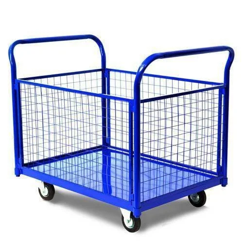 Тележка платформенная с сетчатыми бортами ТПС-21а(600х900)
